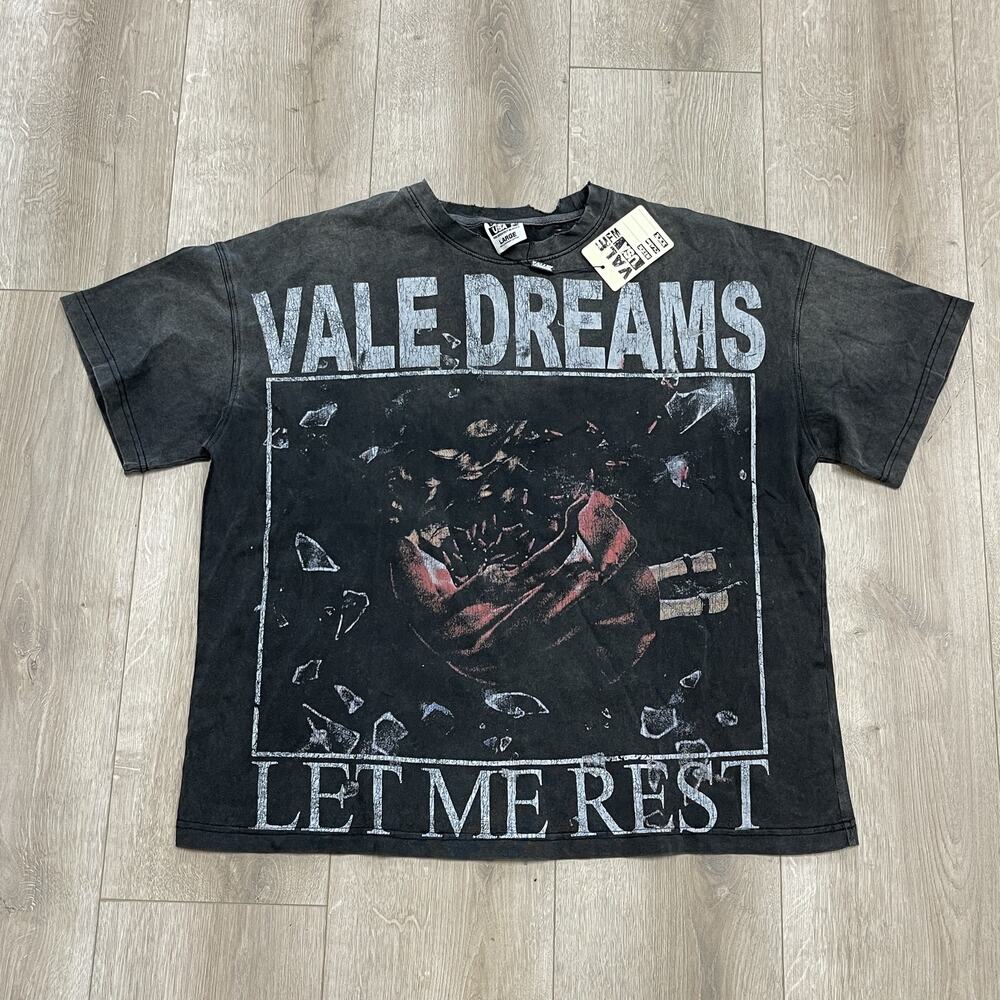 Vale Forever Red Dress Tee T Shirt  'Black' Large L SF